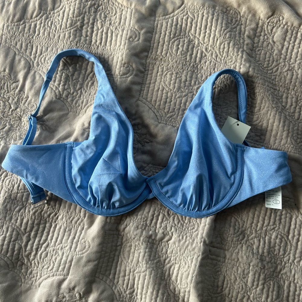 Light Blue Bikini Top